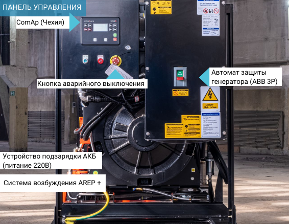 Дизельный генератор Energoprom EFS 500/400 open