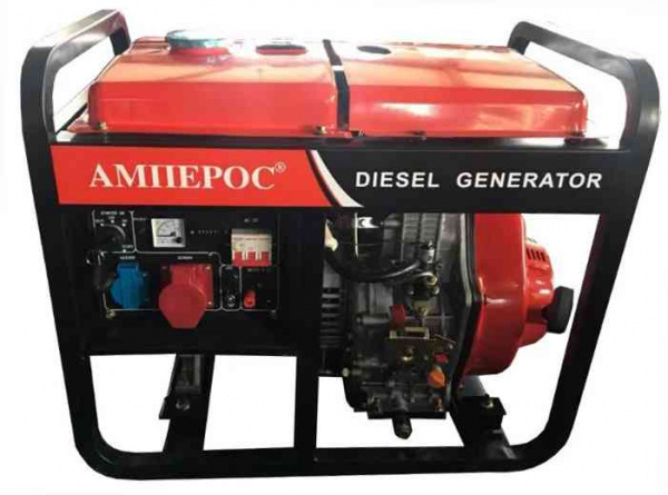 Дизельный генератор Амперос LDG8500СLE-3 стартер в кожухе