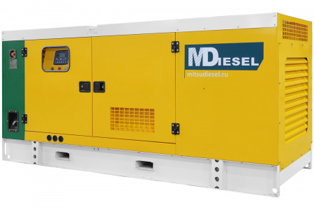 Резервный дизельный генератор MitsuDiesel АД-80С-Т400-1РКМ29 в шумозащитном кожухе