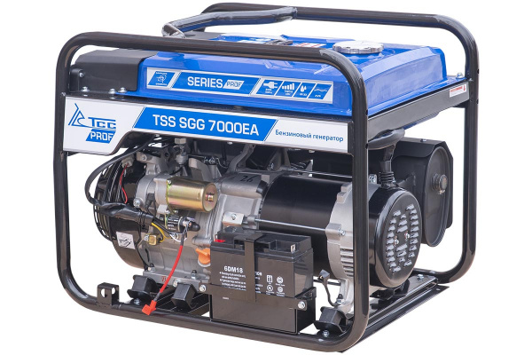Бензиновый генератор 7 кВт TSS SGG 7000E3A в кожухе МК-1.1