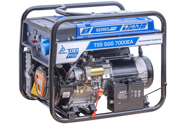 Бензиновый генератор 7 кВт TSS SGG 7000E3A в кожухе МК-1.1