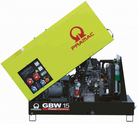 Дизельный генератор Pramac GBW 10P в кожухе