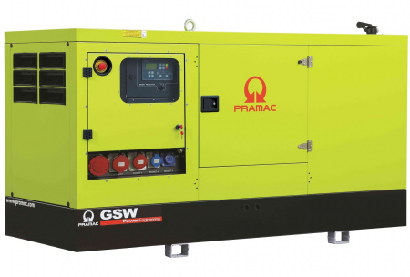 Дизельный генератор Pramac GSW 95 P в кожухе