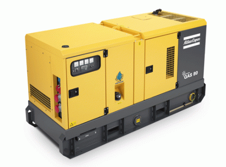 Дизельный генератор (электростанция) Atlas Copco QAS 80
