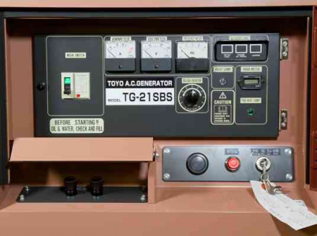 Дизельный генератор TOYO TG-21SBS