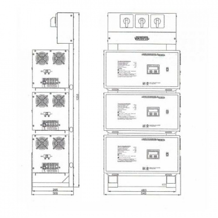 Трехфазный стабилизатор Lider PS 30SQ-25