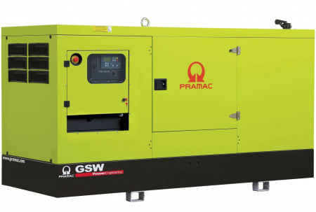 Дизельный генератор Pramac GSW 140 I в кожухе