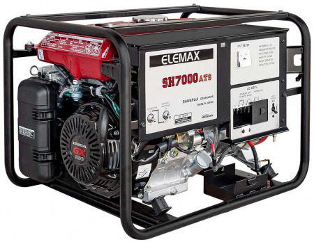 Генератор бензиновый Elemax SH 7000 ATS RAVS (6,1 КВА)