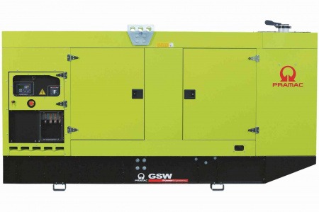 Дизельный генератор Pramac GSW 370 V в кожухе 280 кВт