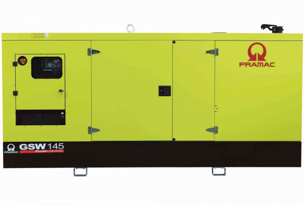 Дизельный генератор Pramac GSW 145 V в кожухе