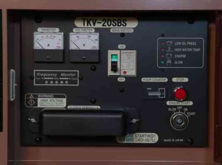 Дизельный генератор TOYO TKV-20SBS
