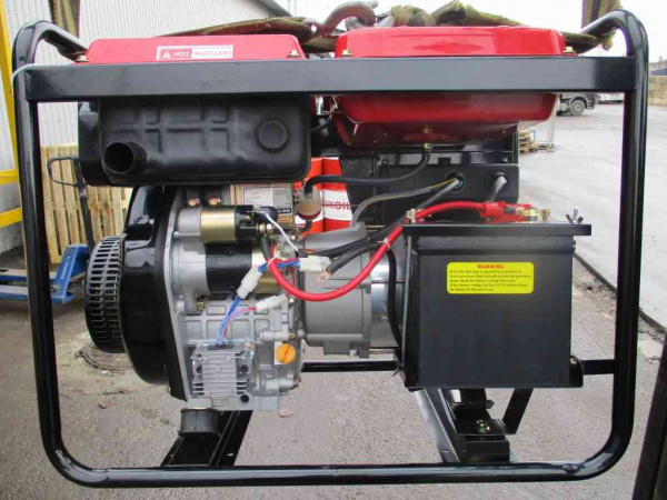 Дизельный генератор Амперос LDG8500СLE-3 стартер в кожухе