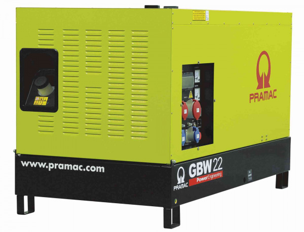 Дизельный генератор Pramac GBW 22Y в кожухе